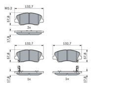 BOSCH 0986494563 - PASTILLA FRENO