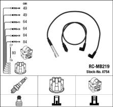 NGK 0754 - JUEGO DE CABLES