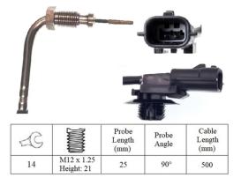 LUCAS LGS7211 - SENSOR TEMPERATURA GASES DE ESCAPE