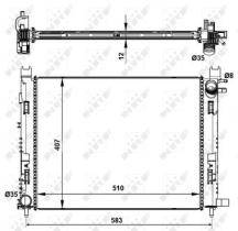 NRF 58444 - PASSENGER CAR RENAULT CLIO 1.5D 13-0X0X0